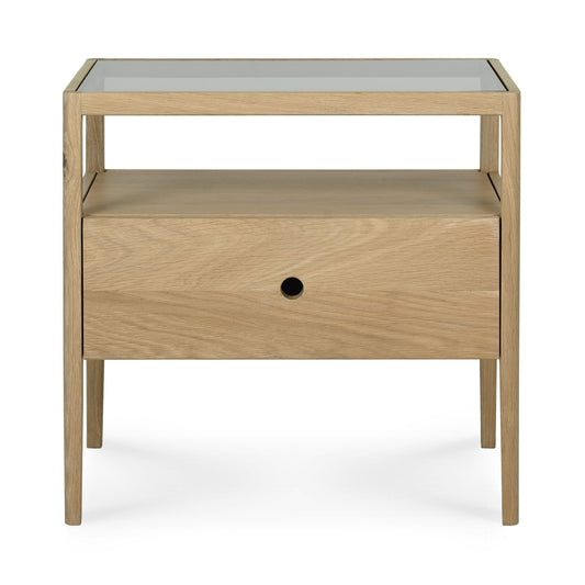 Spindle Nightstand - Oak