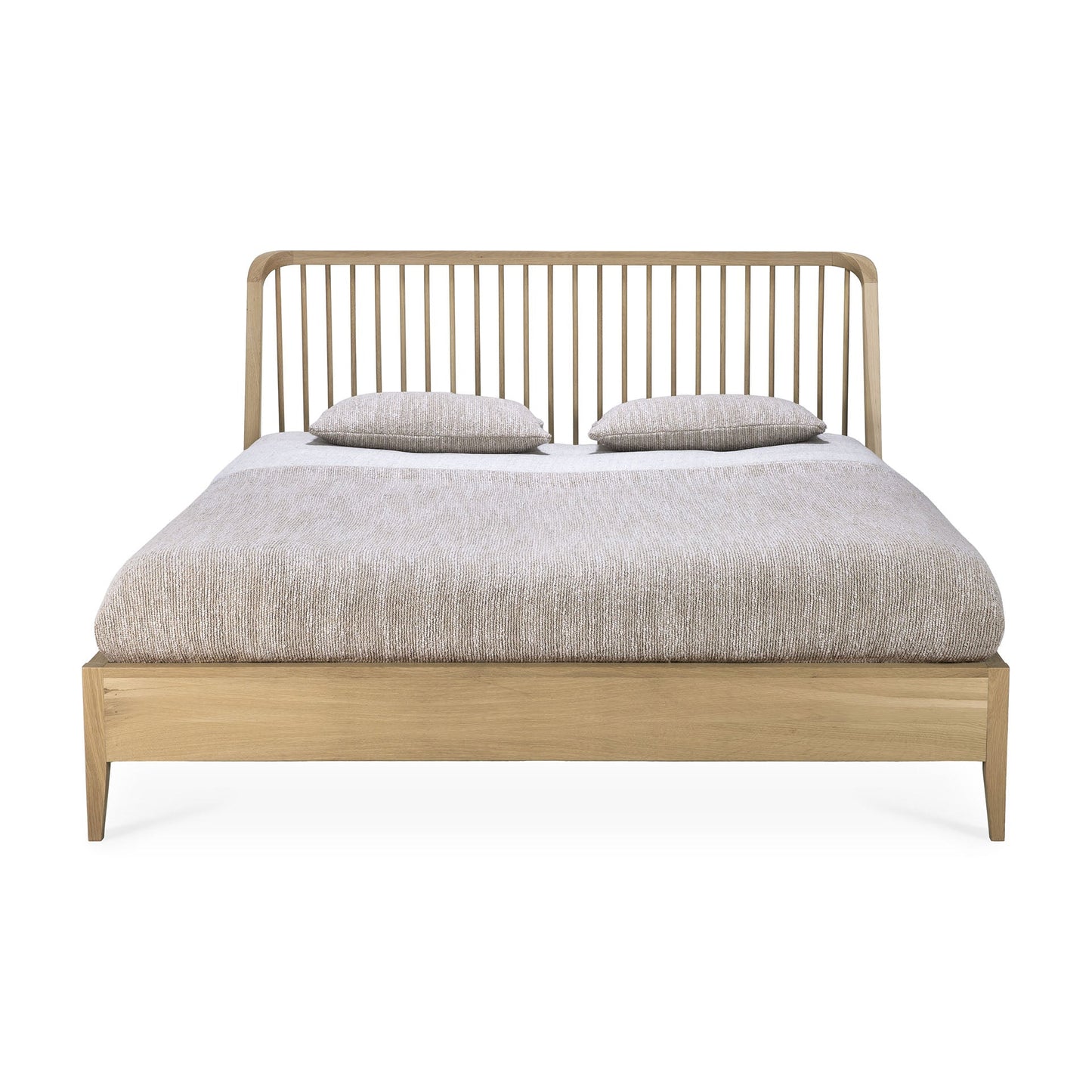 Spindle Bed - Oak