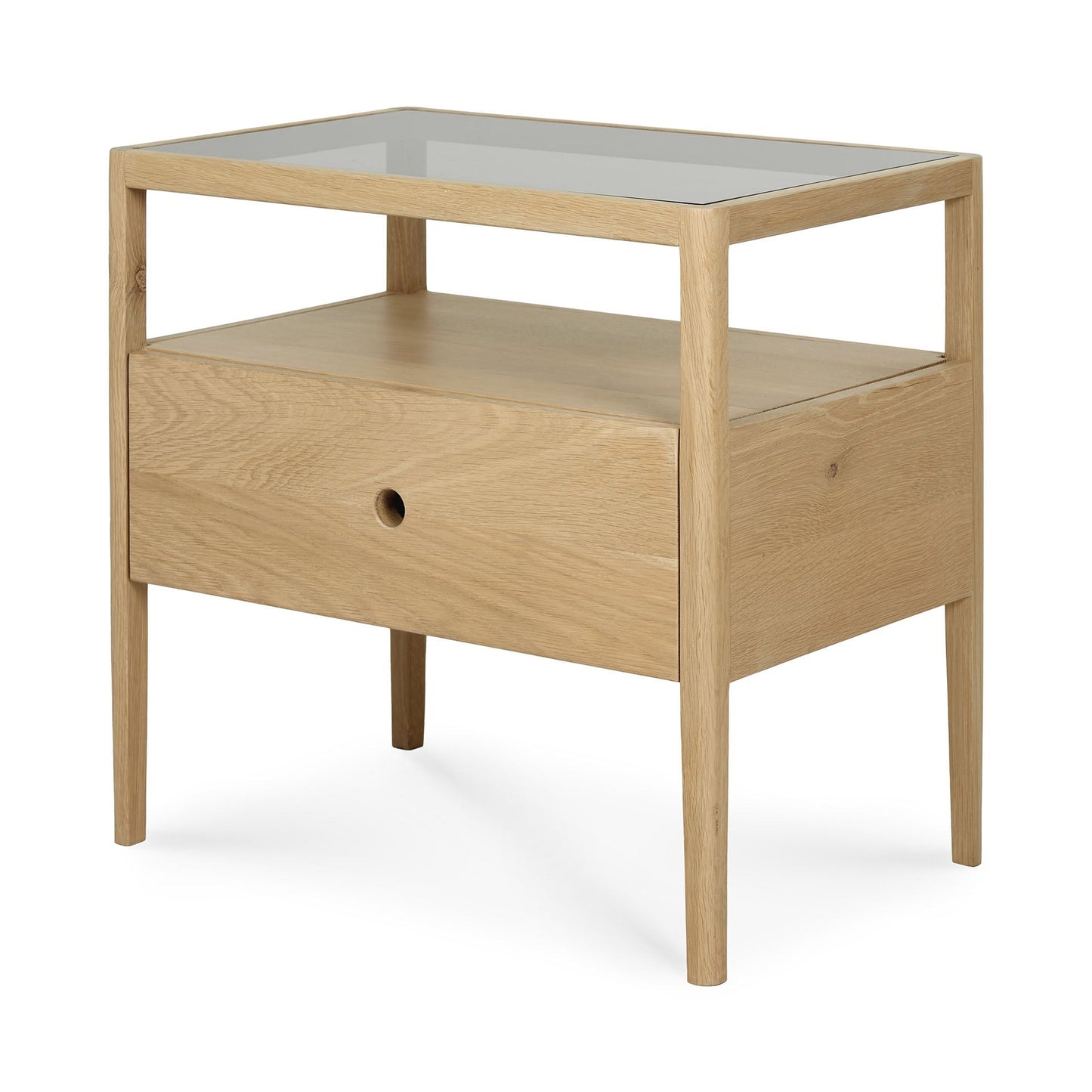 Spindle Nightstand - Oak